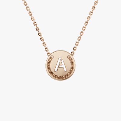 Alphabet Gold Necklace (A)